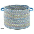 thumbnail image 2 of Rhody Rug PT07B010X008 10 x 8 in. Playtime Aqua Blue & Multicolor Basket, 2 of 2