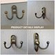 thumbnail image 2 of 5 Unids Estilo Europeo Ganchos de pared Aleación de zinc Perchas de pared Gabinete Organizadores de pared, 2 of 6