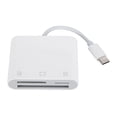 thumbnail image 3 of Adaptador Tarjeta Memoria 3 en 1 Tipo C A SD/TF/CF Lector Tarjetas SD para IPad IPhone 15, 3 of 5