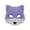 Purple, variant on BotaniNest Halloween Decorations Masquerade For Adults Realistic Faux Half Face Animal Halloween Costume Party Accessories For Men Women
