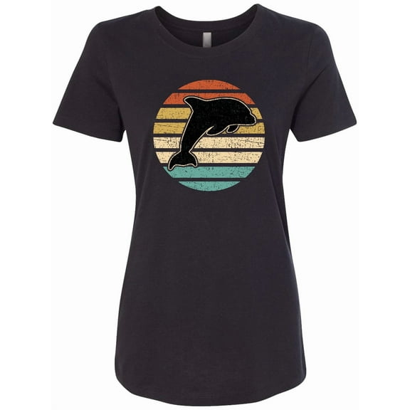 Inktastic Dolphin Cute Beach and Vacation Women's T-Shirt