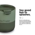 thumbnail image 4 of Klean Kanteen Rise 10oz Lowball - Stainless Steel Tumbler with Flip Lid - Sea Spray, 4 of 7