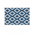 thumbnail image 2 of Sun Shade Sail 12x16Ft Boho Moroccan Blue Black and White Geometric Uv Block Sunshade Canopy Outdoor Shade Cover Rectangle Shade Cloth For Patio Garden Yard Deck Pergola, 2 of 6