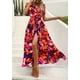 thumbnail image 5 of Vestido largo PRETTYGARDEN para mujer con estampado floral bohemio de verano, 5 of 7