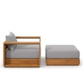 thumbnail image 6 of Tahoe 2-Piece Armchair and Ottoman Set in Natural Light Gray, 6 of 8