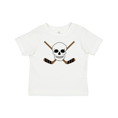 

Inktastic Hockey Sports Funny Skull Gift Baby Boy or Baby Girl T-Shirt