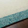 thumbnail image 5 of Surya Elena 96x120" Hand Tufted Rectangle Modern Wool Rug in Teal Blue/Cream, 5 of 6