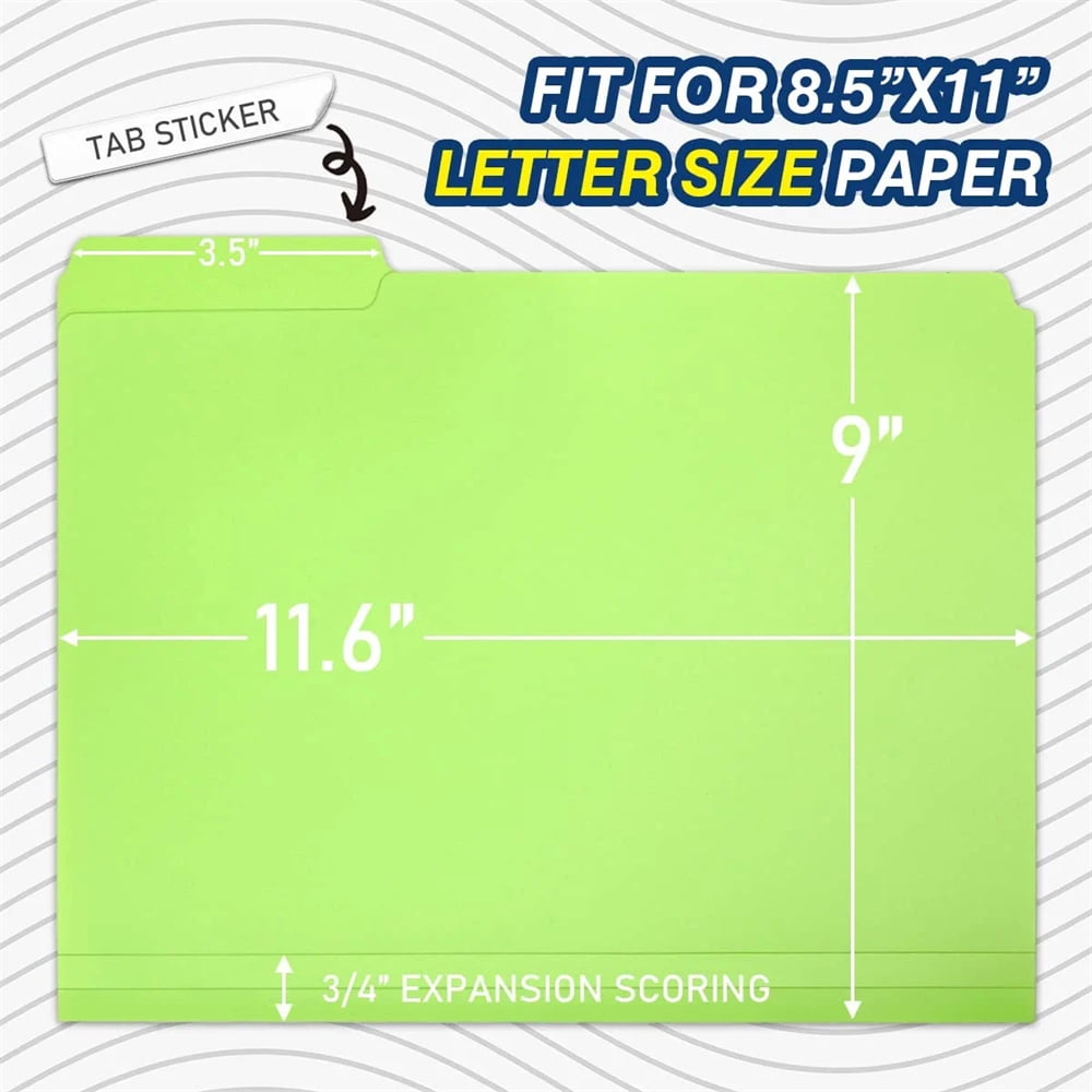 NOGIS 12 Pack Plastic File Folders Colored, Heavy Duty Plastic Colored File Folders Letter Size with Erasable 1/3-Cut Tab, Stronger Than Manila File Folder, Perfect for Organization