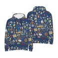 thumbnail image 6 of Bingfone Marine Nautical Men's Drawstring Hoodie Long Sleeve Pocket Sweatshirts-3X-Large, 6 of 6