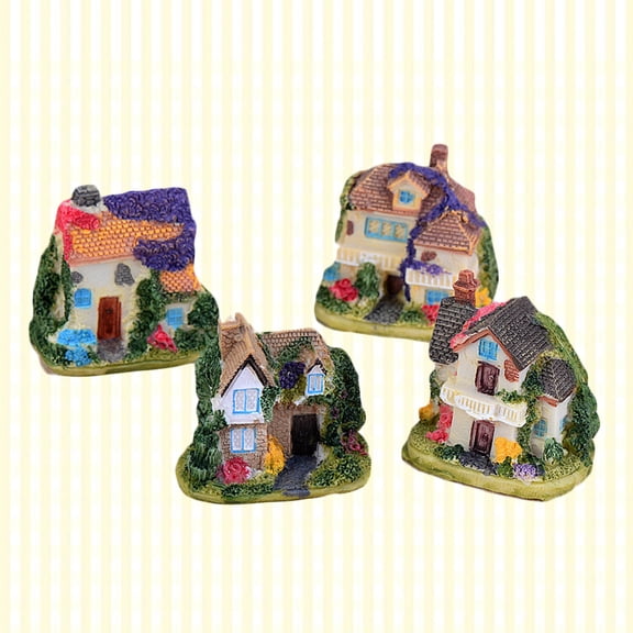 FOMIYES Crafts DIY Accessories Resin Figurine Assorted Color for Fairy Garden Decoration
