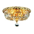 thumbnail image 2 of Elegant Lighting Tranquil 10" 4 Light Royal Crystal Flush Mount, 2 of 2