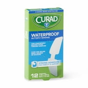 CURAD Butterfly Closure Waterproof Adhesive Bandages, 1-3/4" x 3/8", Ideal for Wound Care, Box of 12