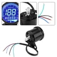 thumbnail image 3 of Velocímetro de motocicleta, motocicleta universal LED Velocímetro digital Tacómetro Moto Indicador de velocidad Indicador de nivel de aceite Negro Ecomeon  no, 3 of 5