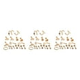 thumbnail image 1 of maskred 17Pcs Stylish Stainless Steel Ear Earrings Jewelry Nose Rings Rose Gold 3Set, 1 of 6