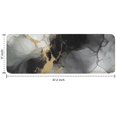thumbnail image 7 of Gray Black Gold Marble Pattern Kitchen Rug Mat,Kitchen Runner Rugs Non Skid Washable,Decorative Kitchen Floor Mats for Kitchen,Sink,Laundry,17"x47.2", 7 of 7