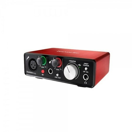 Focusrite Scarlett Solo (2nd Gen) USB Smart IOS Compatible Audio Interface with Pro Tools |