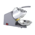 thumbnail image 4 of Trituradora de hielo para afeitar hielo, 2200RPM, 2 cuchillas, 110V, 380W, acero inoxidable con cuenco, máquina de hielo raspado, trituradora de hielo, 4 of 9