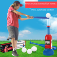 thumbnail image 1 of Máquina de servicio automático de béisbol para niños, juguetes para exteriores e interiores, deportes de ocio interactivos entre padres e hijos, traje de béisbol deportivo, 1 of 5
