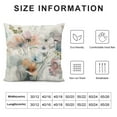 thumbnail image 5 of ONETECH Watercolor Floral Pillow Covers  Brown Cream Grey Teal Flower Couch Pillow Cases Rustic Abstract Modern Throw Pillows Home Decor for Living Room Bedroom Bed Cushion Outdoor, 5 of 5