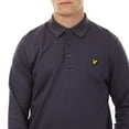 thumbnail image 3 of Lyle & Scott Mens Interlock Long-Sleeved Polo Shirt, 3 of 4