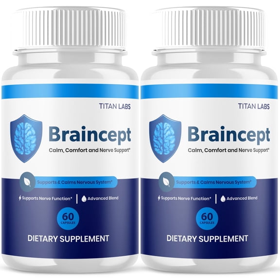 Braincept Advanced Formula Brain Support Pills Maximum Strength Supplement Brain Cept 120 Capsules