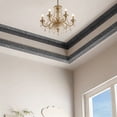 thumbnail image 6 of 393.7" X 4.3" Self Adhesive Flexible Foam Molding Trim Wallpaper Border 3D Sticky Decorative Wall Lines Peel And Stick Wall Baseboard Trim For Home Hotel Diy Decor, 6 of 7