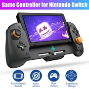 TSV Wireless Controller Fit for Nintendo Switch Joy-Con for Handheld Mode, Ergonomic Joypad Controller Replacement for Switch Pro Controller w/ 6-Axis Gyro, Dual Vibration for Switch All Games