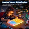 thumbnail image 4 of Pizarra LED recargable Doodle Glow de 16 pulgadas con 7 colores, 4 of 7
