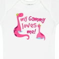 thumbnail image 4 of Inktastic My Gammy Loves Me Girl Dinosaur Girls Baby Bodysuit, 4 of 5