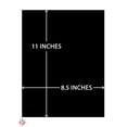 thumbnail image 5 of Bright Color Card Stock Paper, 65lb. 8.5 X 11 Inches - 50 Sheets Per Pack (Black), 5 of 5