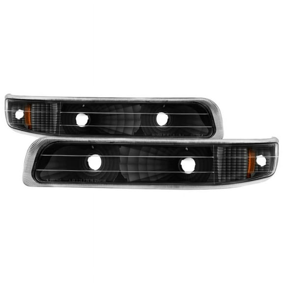 Xtune Chevy Silverado 99-02 Amber Reflector Bumper Lights Black CBL-JH-CS99-AM-BK Fits select: 1999-2002 CHEVROLET SILVERADO, 2000-2006 CHEVROLET TAHOE