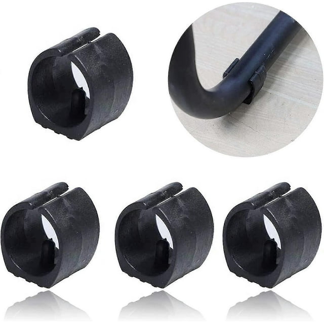50 Pieces U Plastic Chair Glider U Plastic Chair Leg Cap, Foot Opening Cushion Floor Covers(25mm)