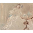 thumbnail image 2 of Louis Icart 14x12 Gold Ornate Wood Frame and Double Matted Museum Art Print Titled - Morning, 2 of 4