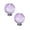 Purple*2, variant on 1 Pcs Crystal Glass Door Knob, Crystal and Chrome Modern Cabinet and Drawer Knob for Kitchen, Bathroom, and Furniture 30mm