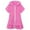 A02-Hot Pink, variant on REgarm Girls Swim Cover Up Kids Girls Swimsuit Coverup Terry Hooded Zip-Up Beach Toddler Bathing Suit Wraps Pink,4-5 Years