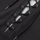 thumbnail image 5 of pstuiky Camisa de manga corta para hombre, Blusa informal de manga corta con botones y cuello vuelto para hombre camisas casuales para hombre s, 5 of 8