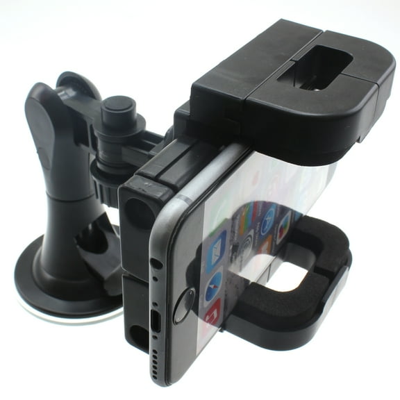 Windshield Car Mount for Orbic Myra 5G UW, Magic 5G Phones - Holder Glass Cradle Swivel Dock Suction V5V