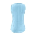 thumbnail image 7 of ZunFeo Womens Ribbed Tank Top Square Neck Sleeveless Shirt, Blue Comfort Stretch Casual Plus Size Tops,Size L, 7 of 7