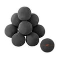 thumbnail image 3 of KFFKFF Ceramic Fire Balls, 4-Inch Set of 12 Round Stones, Reusable Lava Rocks for Indoor and Outdoor Use, Decorative Fire Pit Accessories for Gas/Propane Fireplaces, Stoves, Patios, Camping, Black, 3 of 9