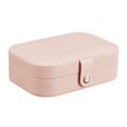 thumbnail image 1 of Caja coreana niñas pendientes placa joyería oreja Stud anillo almacenamiento rosa, 1 of 5