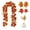 #A01-A, variant on Fall Garland Maple Leaf Pumpkin Vine Decoration for Thanksgiving Halloween Fall Wedding Fireplace Mantel Party Christmas, 3.3 Ft Artificial Autumn Decor with Realistic Leaves & Pumpkins
