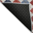 thumbnail image 5 of Addison Rugs Chantille Indoor/Outdoor Transitional Geometric Red Machine Washable Rectangle Rug, 5' x 7'6", 5 of 8
