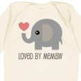 thumbnail image 4 of Inktastic Loved by Memaw Grandchild Boys or Girls Long Sleeve Baby Bodysuit, 4 of 5