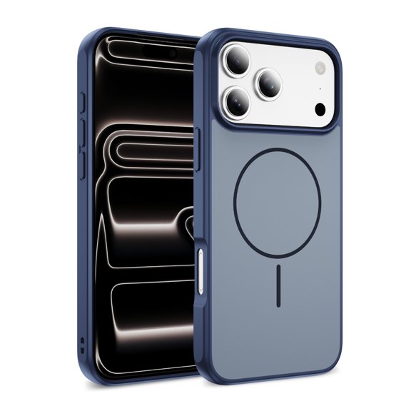 Magnetic for iPhone 17 Pro Case, (Built-in Magnets)(Compatible with MagSafe) (Military Grade Drop Protection) Shockproof Phone Case,