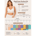 thumbnail image 5 of VEOFUX Smooth Wireless Bras for Women,No Underwire Full Coverage Seamless Plus Size Everyday T-Shirt Bra, 5 of 8