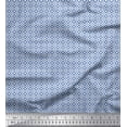 thumbnail image 1 of Soimoi Poly Georgette Fabric Geometric Small Print Fabric by The Yard 52 Inch Wide, 1 of 3