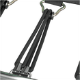 thumbnail image 5 of JERFIT 6FT No-Gap Springless Trampoline with Safety Enclosure Net, Dark Green, Bungee Jumping Mat for Kids Outdoor Play, 5 of 8