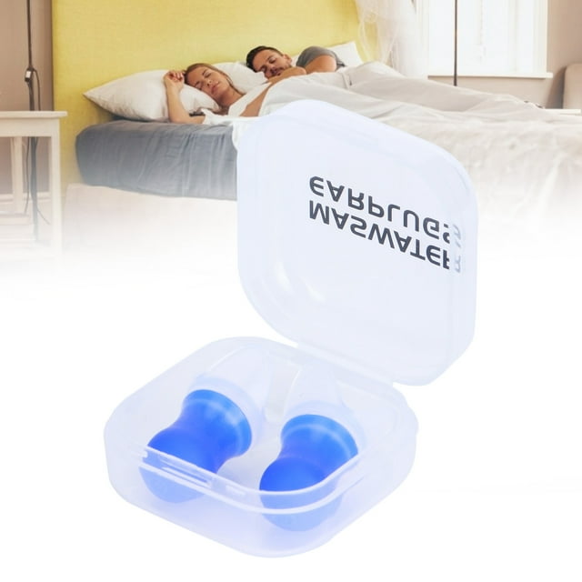 2 Pcs Bouchons d'Oreilles, Bouchons d'Oreilles Réducteurs de Pression d'Air pour la Natation et le Vol, Bouchons d'Oreilles Protecteurs en Silicone Réducteurs de Bruit, Bouchons d'Oreilles Réutilisables pour la Maison et l'Extérieur