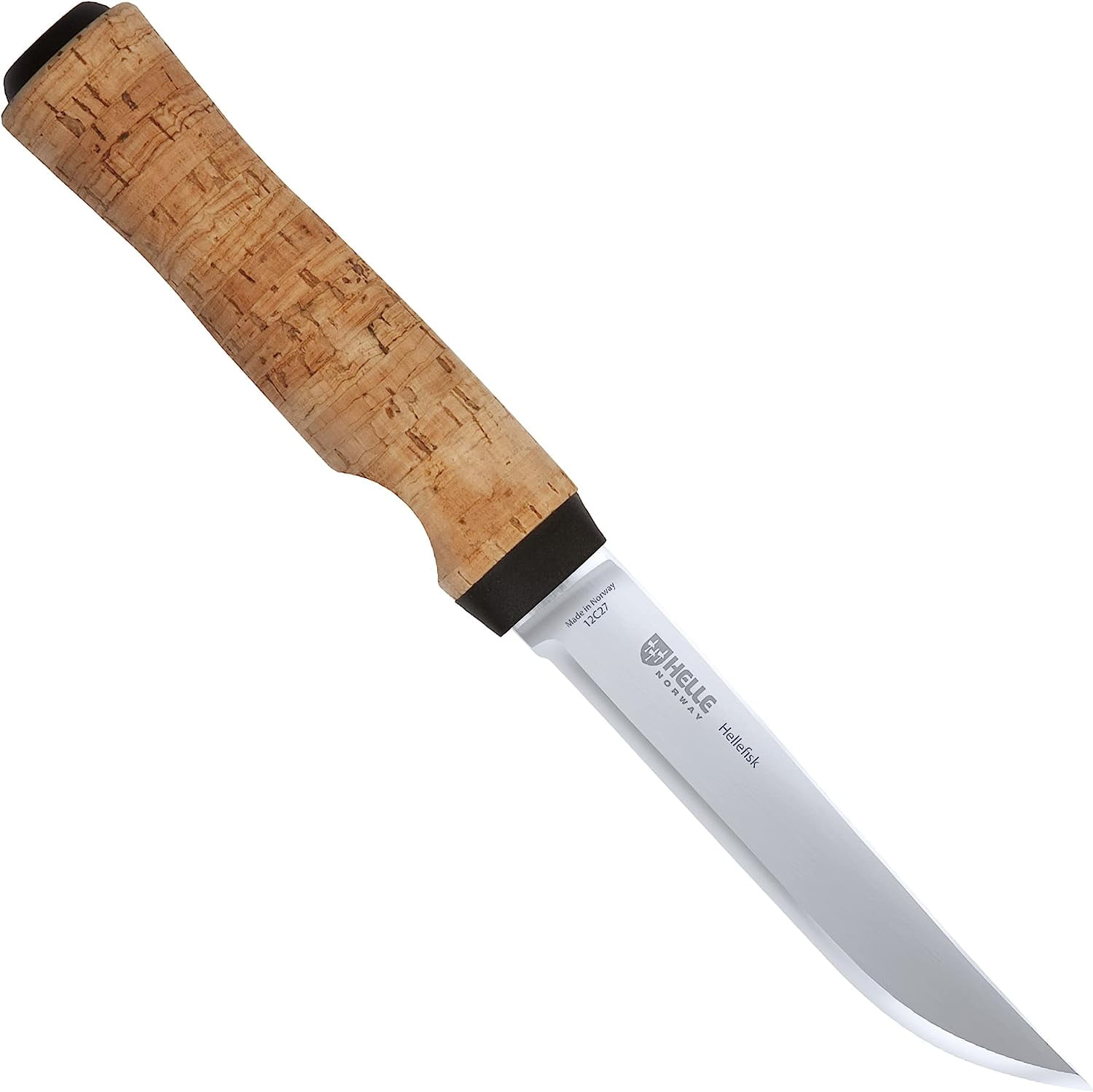 HELLE Knives Hellefisk Fillet Knife for Fishing Cork Handle Sandvik 12C27 Stainless