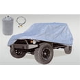 thumbnail image 3 of Rugged Ridge by RealTruck Full Car Cover for Wrangler JK/JL | Gray, Water Resistant | 13321.81 | Compatible with 2007-2024 Jeep Wrangler JK/JL, 3 of 6